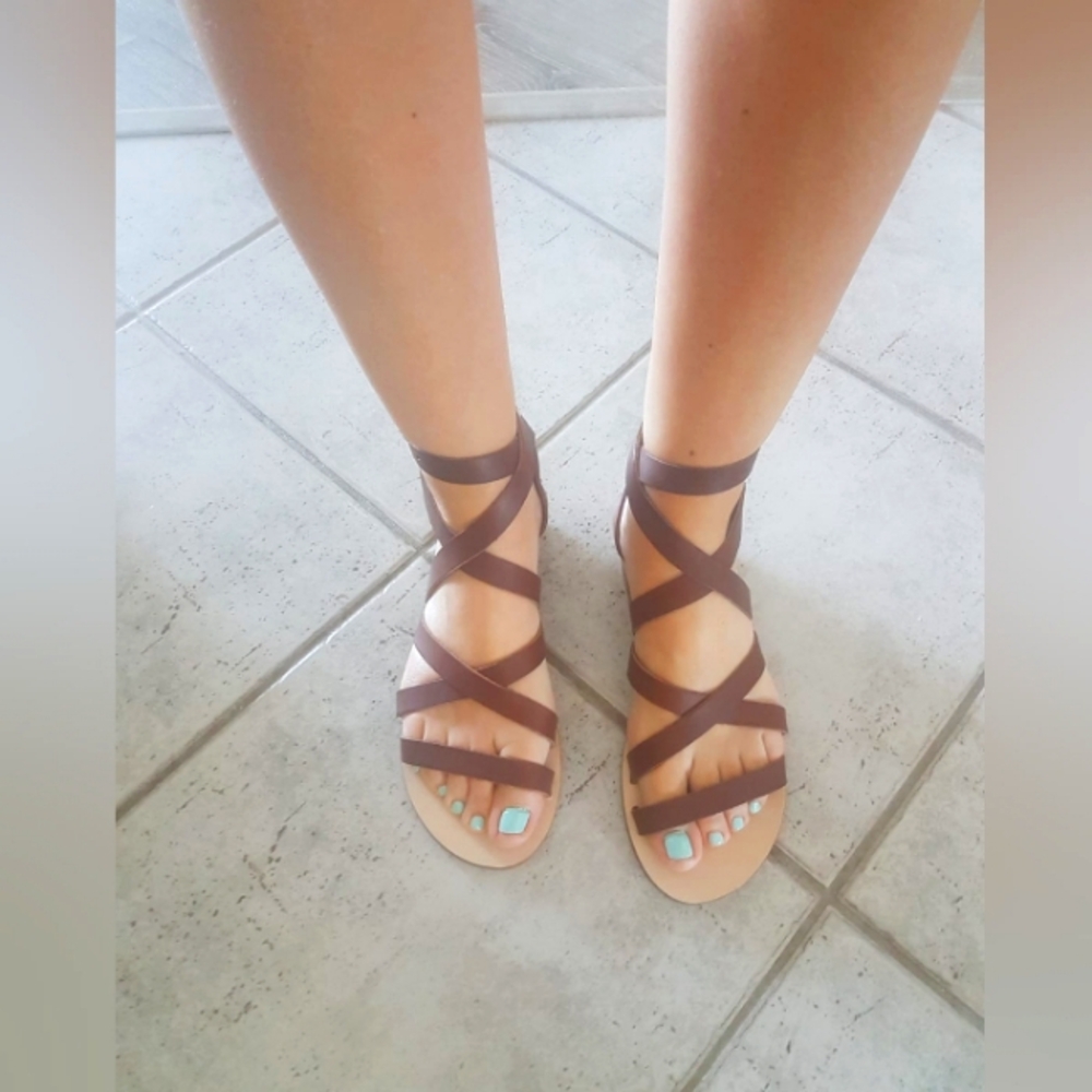 Gladiator leather sandals